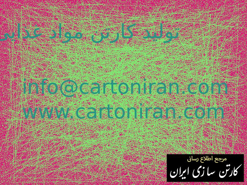 تولید کارتن مواد غذایی